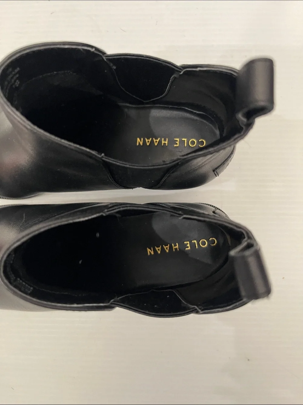 Cole Haan Laina Black Leather Boot Womens Size 7B